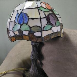 Stained 13" Glass Table Lamp